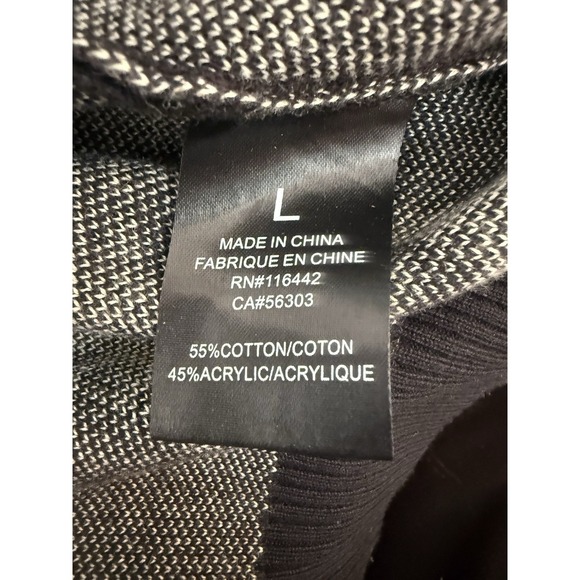 Lurking Class Butterfly Skull Design Black Cardigan Sweater Womens Size L - Picture 4 of 9